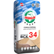 Купить Клей для керамогранита Anserglob ВСХ 34 25 кг