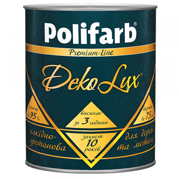 Купити Емаль алкідно-уретанова Polifarb DekoLux зелена 2,2 кг