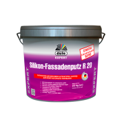 Купить Штукатурка декоративная барашек Dufa Silikon-Fassadenputz K15 белая 1,5 мм 25 кг