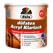 Купить Лак панельный Dufa Dufatex Acryl Klarlack глянец прозрачный 2,5 л
