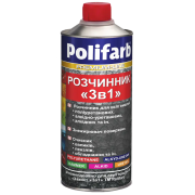 Купить Растворитель Polifarb 3в1 0,4 л