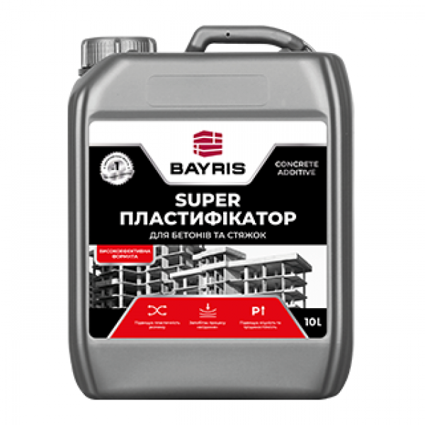 Купити Пластифікатор для бетону та стяжок Bayris Super 1 л