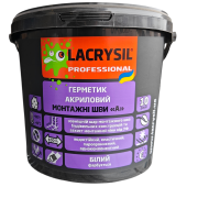 Купить Герметик акриловый для монтажных швов Lacrysil A белый 7 кг