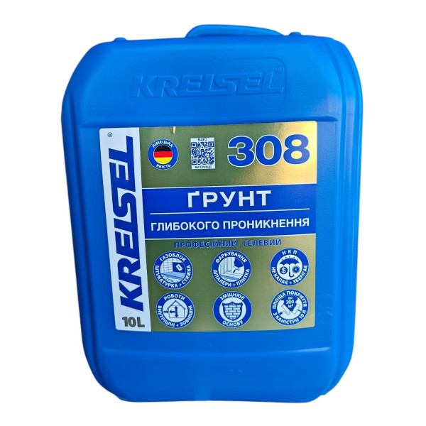 Купити Ґрунт глибокого проникнення Kreisel 308 гелевий 10 л