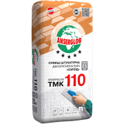 Купить Штукатурка декоративна Короїд Anserglob ТМК 110 біла 2,0 мм 25 кг