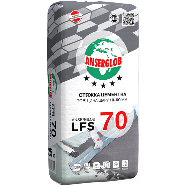 Купити Стяжка цементна Anserglob LFS 70 25 кг