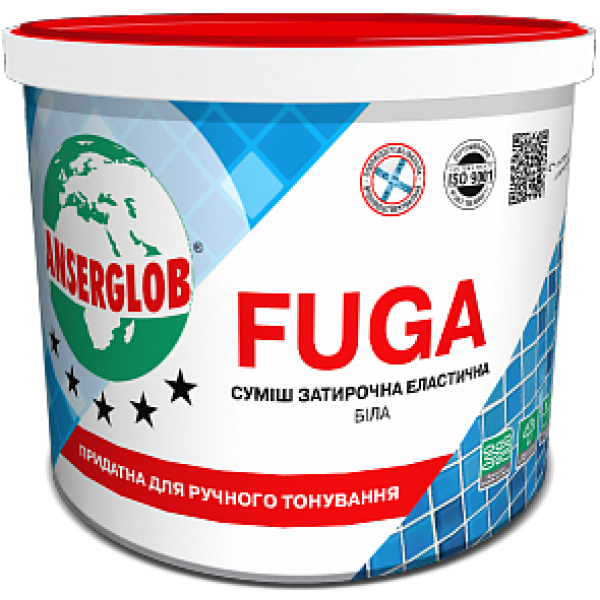 Купити Затирка для швів Anserglob Fuga білий 1 кг